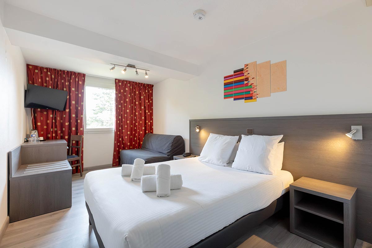 Chambre confort de l'hôtel L'Ormichal